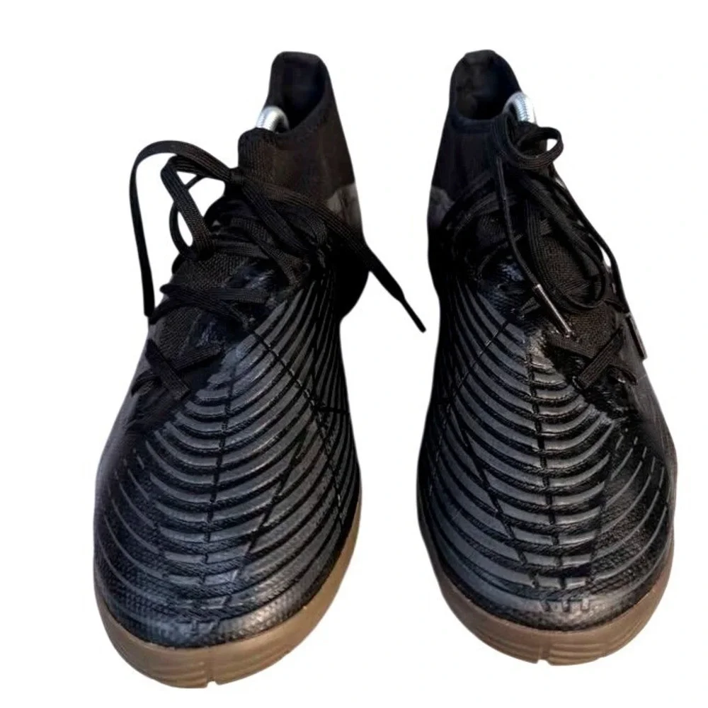 Adidas ~ Predator Edge.3 Indoor Soccer Shoes ~ Mens 10.5 Black~ GX0020 Zone Skin